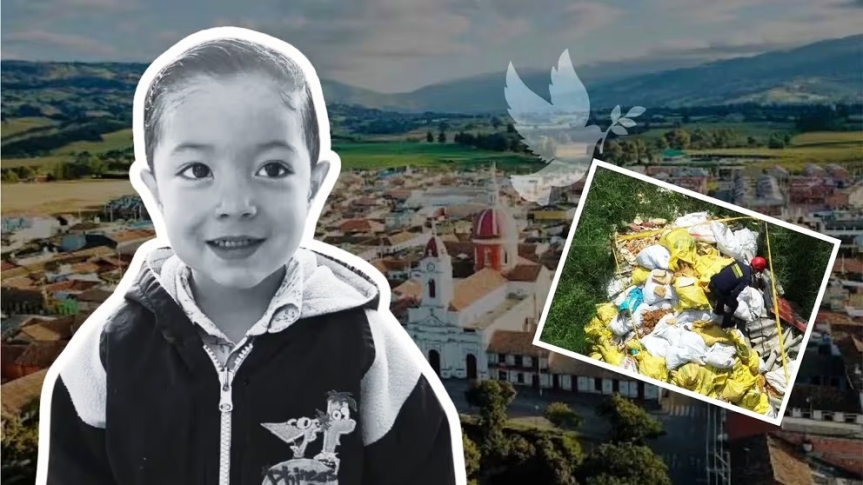 Hallan muerto a Jerónimo, niño de tres años desaparecido en Colombia