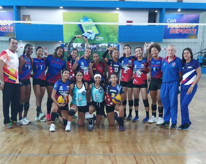 Selección de Voleibol Juvenil Femenina de Aragua se quedó con el 3er. lugar